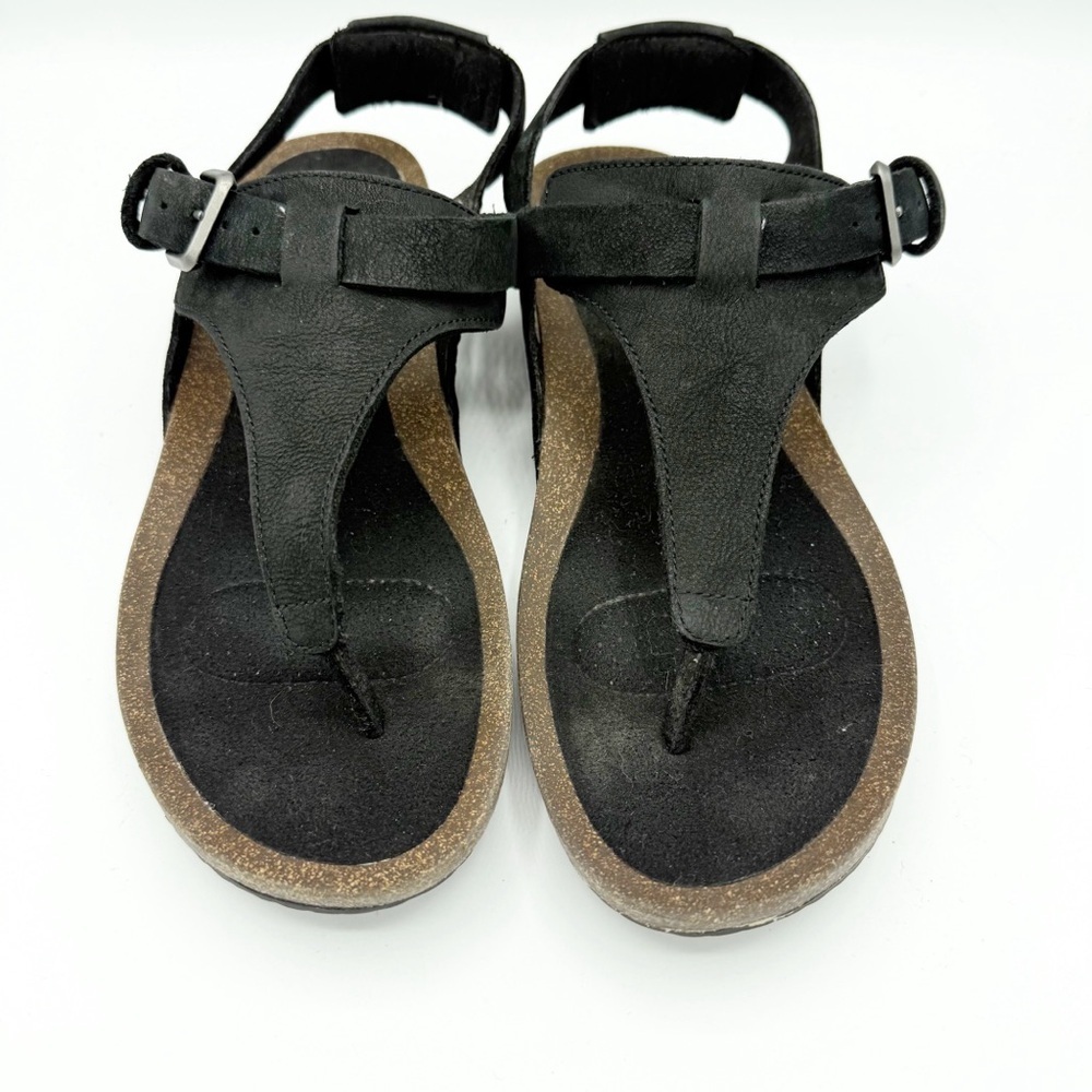 TEVA Mahonia 3-Point Cork Wedge Suede Leather Sandal Shoe - Picture 5 of 12